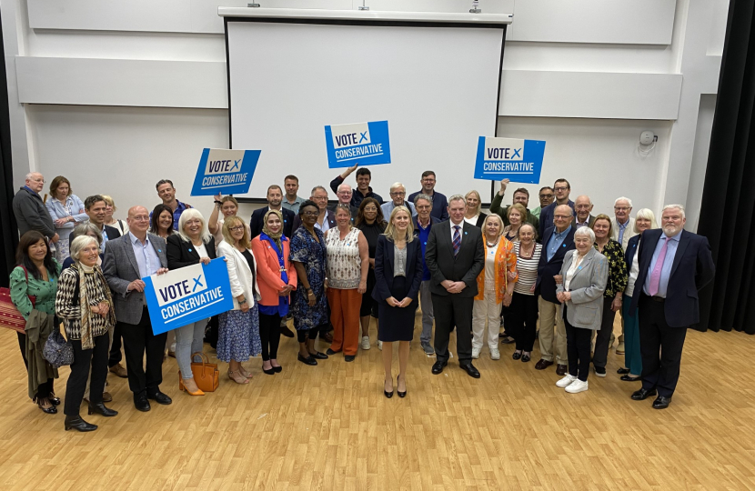 Rebecca Paul and local members following her selection